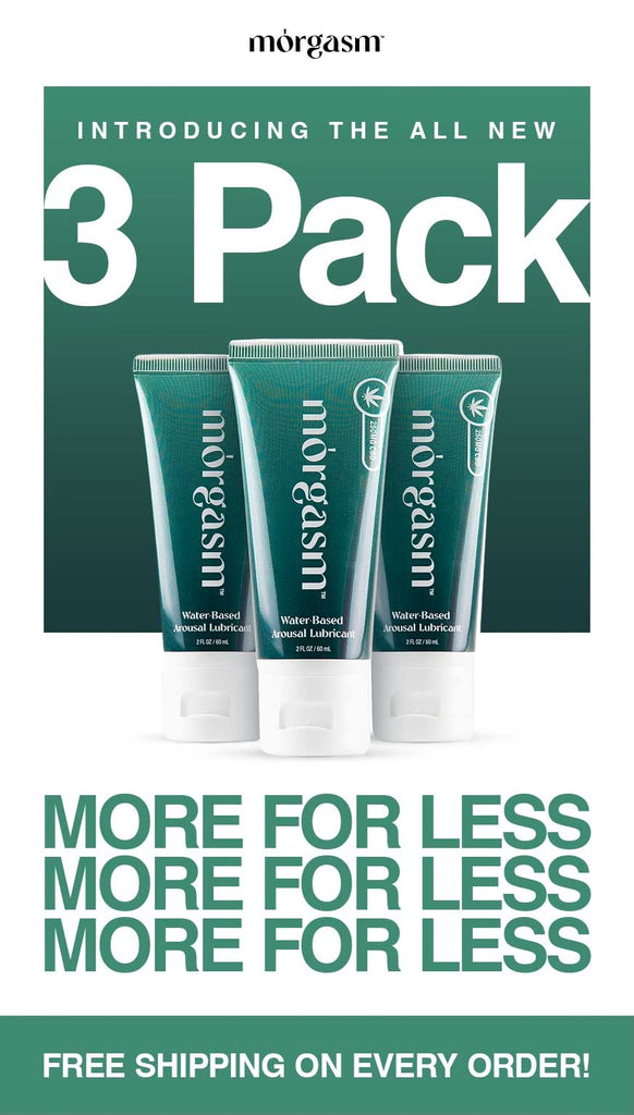 try a 3 pack of morgasm lube