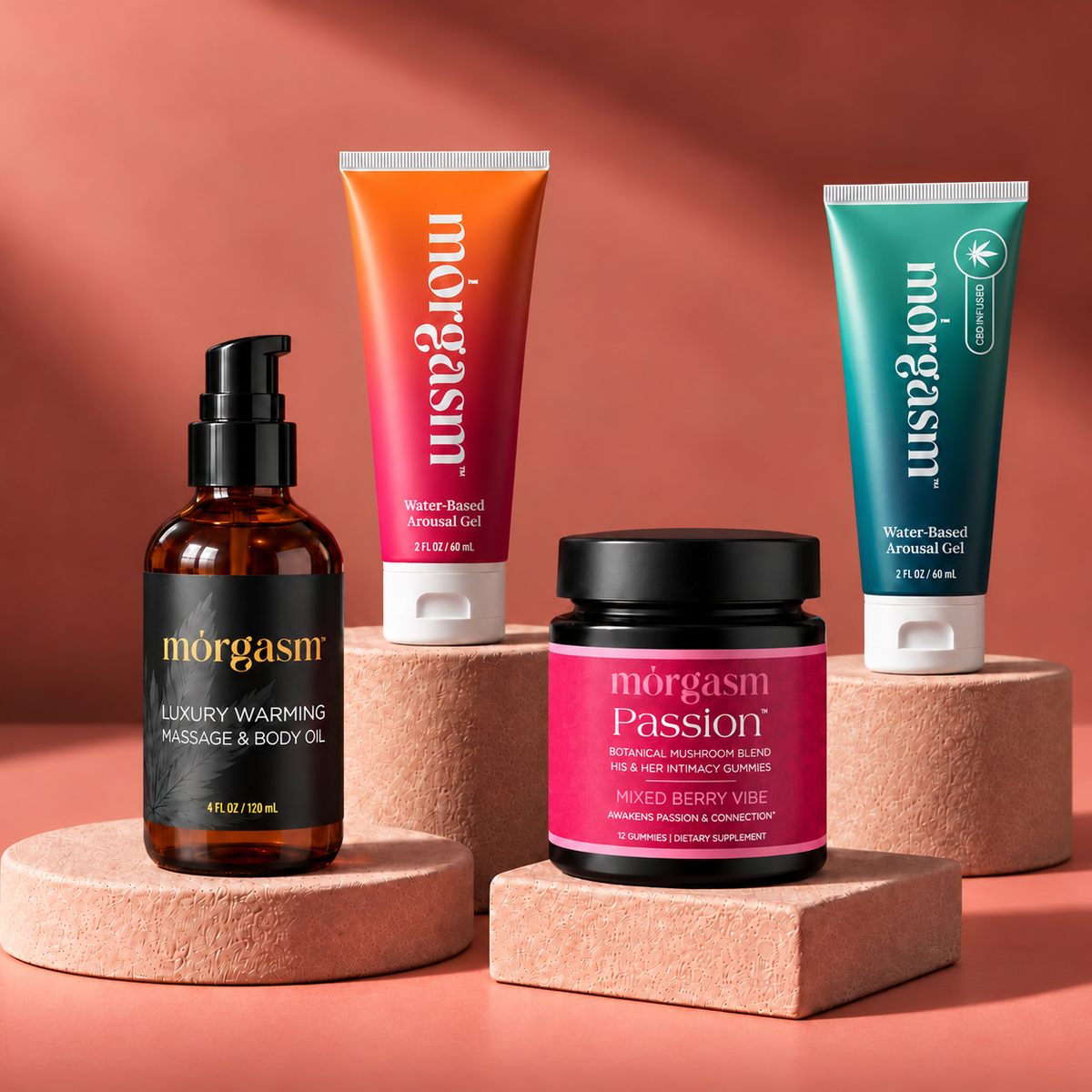 Save 30% on the Full Morgasm Experience — all four Morgasm products