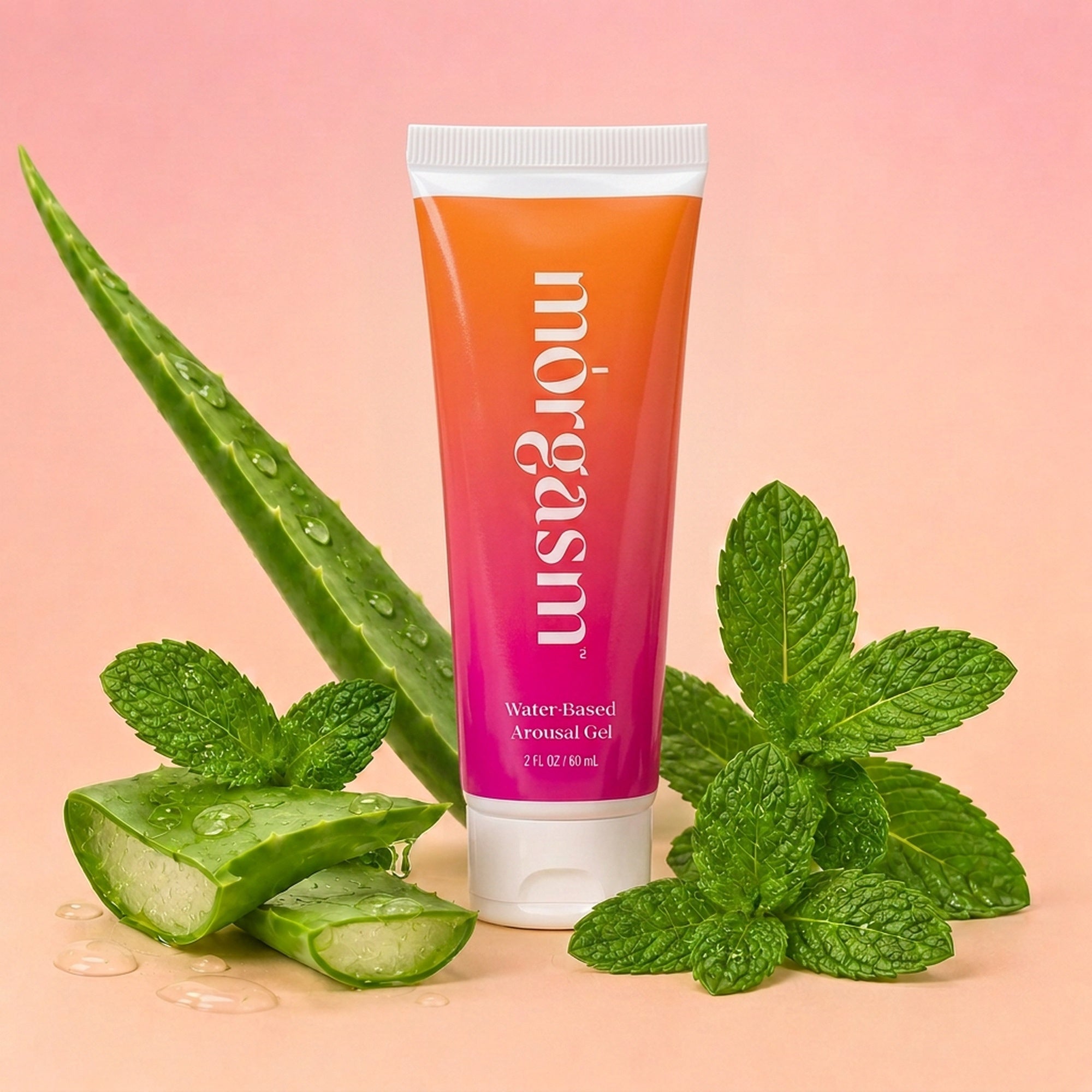 Tube with aloe and mint